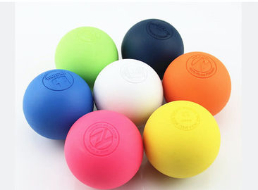 Silicone Rubber Yoga Massage Ball Lacrosse Eco - Friendly High Hardness