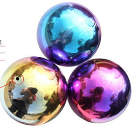 Rainbow Hollow Steel Ball 80MM 120MM 100MM For Education High Polished Surface