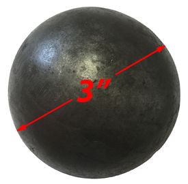 3 Inch Stainless Steel Hollow Ball , Carbon Stainless Steel Sphere Hollow DIY Project Component