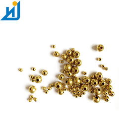 Pure Brass Steel Ball With Hole For Jewelry Threaded Solid Steel Balls