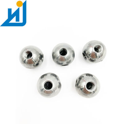 Custom Metal Sphere 30mm Mirror Surface Steel Balls Multi Tapped With 3 Threaded Holes Th Hole M2 M3 M5 M6