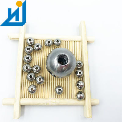 High Precision 304 22mm 25mm Threaded Stainless Steel Ball With M12 Hole