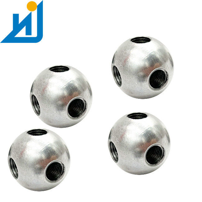 25mm Customized Solid Stainless Steel Ball With M6 M8 M10 Threaded Multi Hole