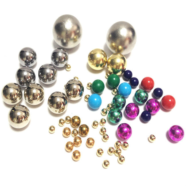Solid High Precision 5mm Gold Plated Stainless Steel Ball Copper Plated Steel Balls