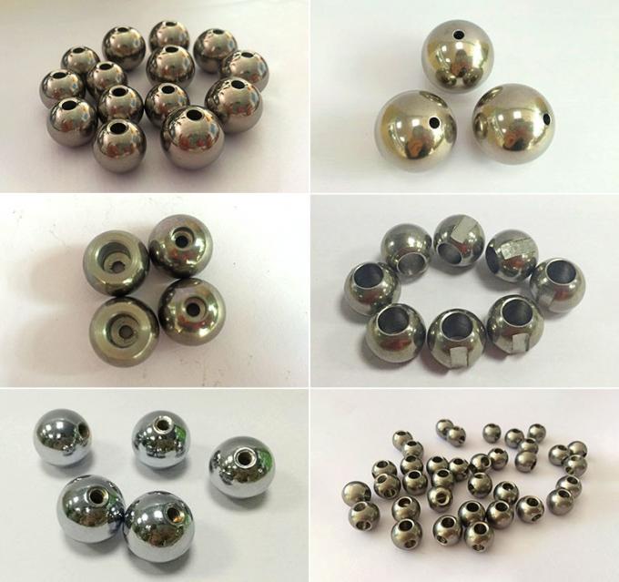 Threaded Steel Ball With Hole Drilled Stainless Copper Aluminum Steel Ball