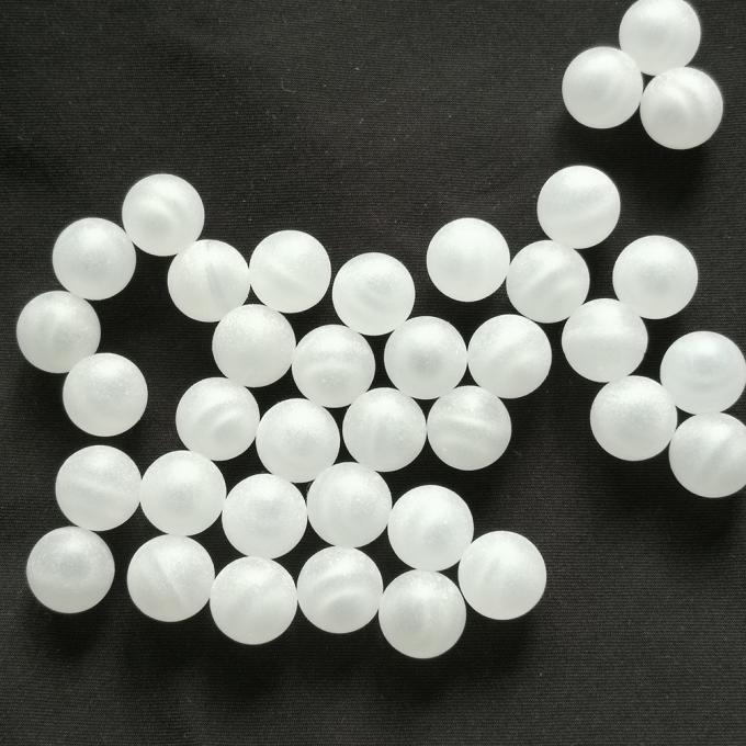 Polished Polypropylene Hollow Floating Plastic Balls Sphere White Color