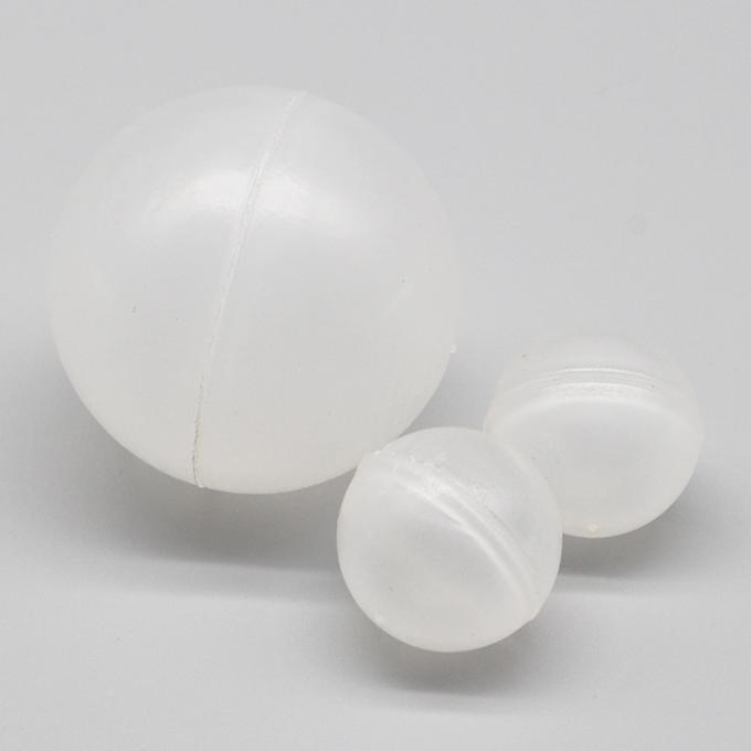 Food Grade Customize Hollow Plastic Balls 8mm 20mm Polished PP In White