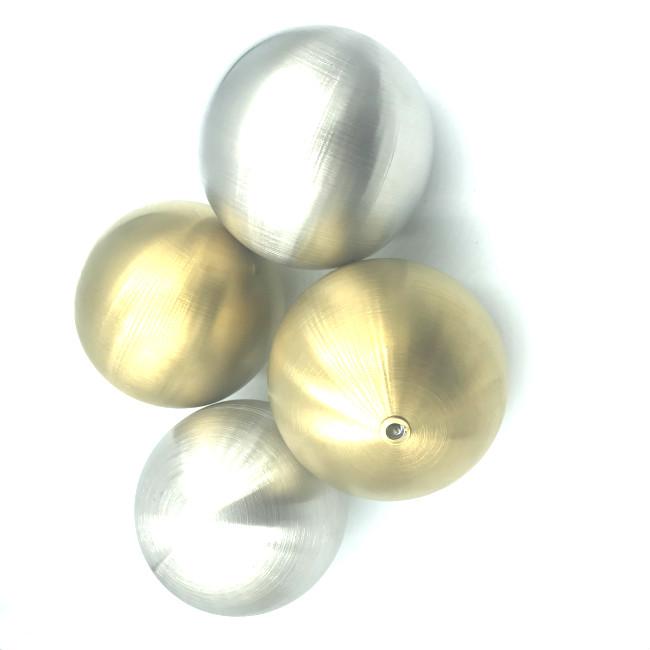 Stainless Steel Hollow Ball Brushed 2 Inch 80mm 304 Steel Sphere Hollow