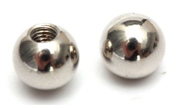 Threaded Steel Ball With Hole Drilled Stainless Copper Aluminum Steel Ball