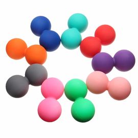 Silicone Rubber Yoga Massage Ball Lacrosse Eco - Friendly High Hardness