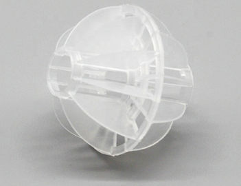 Polyhedral Transparent Hollow Plastic Balls For Waste Purfication Tower 95MM
