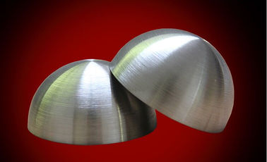 Hairline Finished Stainless Steel Sphere Hollow , Hollow Half Ball 140MM Thickness 2MM