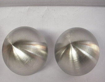 Hairline Finished Stainless Steel Sphere Hollow , Hollow Half Ball 140MM Thickness 2MM