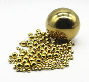 4MM 5MM 1.588MM Solid Brass Balls H62 Metal Sphere For Pumps Valves 8.5g/Cm3