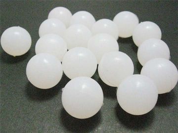 Food Grade Silicone Juggling Balls , 1 Inch Silicone White Rubber Ball With Holes