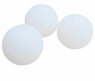 Vibrating Screen Silicone Rubber Bouncy Ball , Small Silicone Balls 50mm 60mm