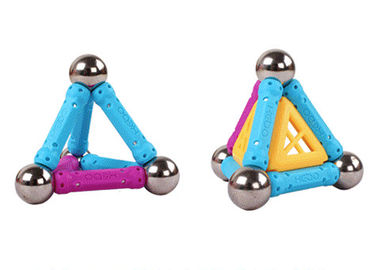 Simple Creative Magnetic Sticks With Steel Ball Magnetic Blocks Magnetic Bar Toys