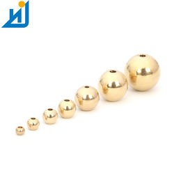 Pure Brass Steel Ball With Hole For Jewelry Threaded Solid Steel Balls