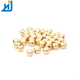 Pure Brass Steel Ball With Hole For Jewelry Threaded Solid Steel Balls