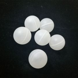 Polished Polypropylene Hollow Floating Plastic Balls Sphere White Color