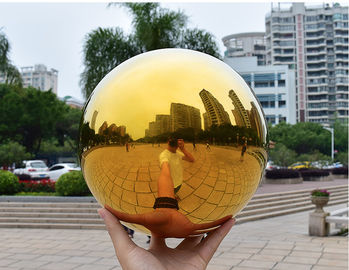 Stainless Garden Sphere Hollow Steel Ball Decoration 2mm 3mm Thickness