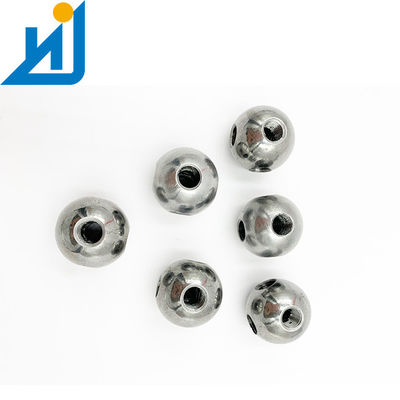 Custom Metal Sphere 30mm Mirror Surface Steel Balls Multi Tapped With 3 Threaded Holes Th Hole M2 M3 M5 M6