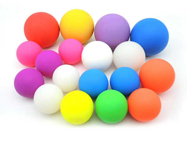 Silicone Rubber Yoga Massage Ball Lacrosse Eco - Friendly High Hardness