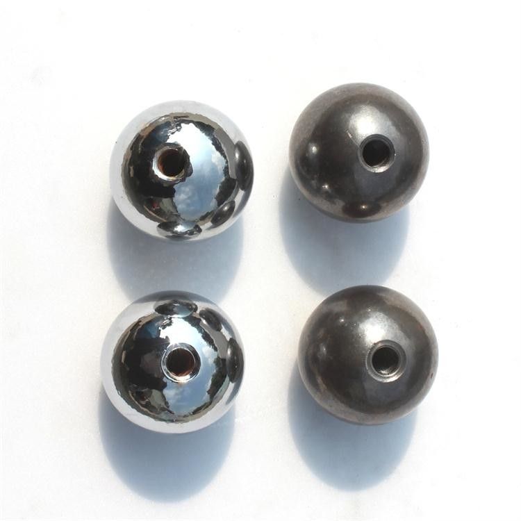 AISI 304 316 Carbon Steel Ball With Hole 45MM Anti - Oxygen High Precision
