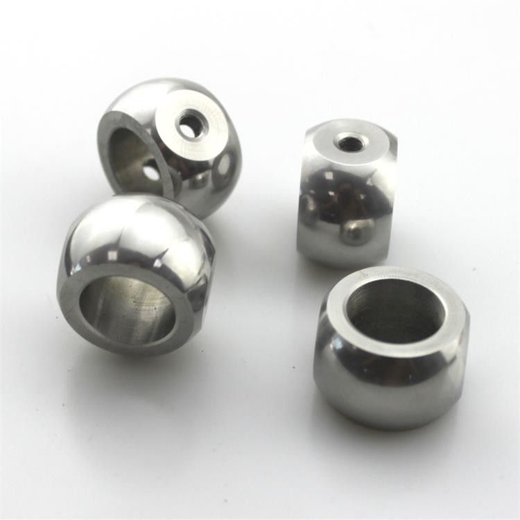 SS304 Solid Stainless Steel Balls With Threaded Blind Half Hole 15MM 15.8MM