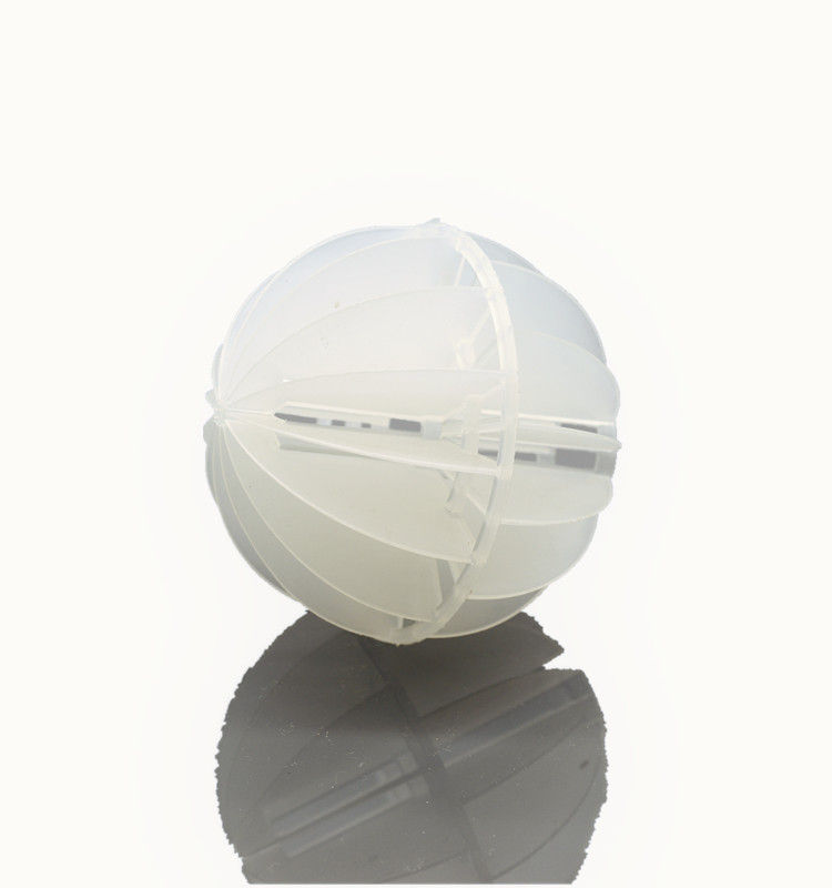 Custom Hollow Plastic Balls Tower Packing PP Tri - Pack Ball 100MM Heat Resistant