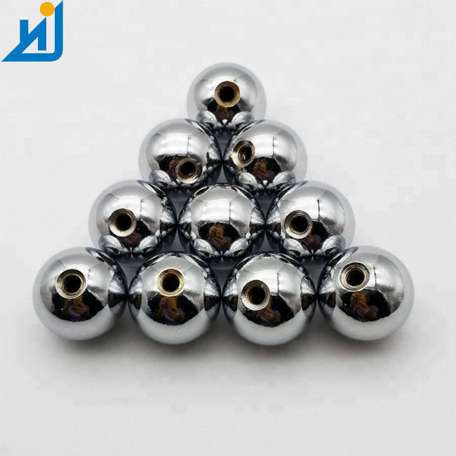 304 Hollow Stainless Steel Ball With Hole Metal Sphere With Thread Hole 38.1mm