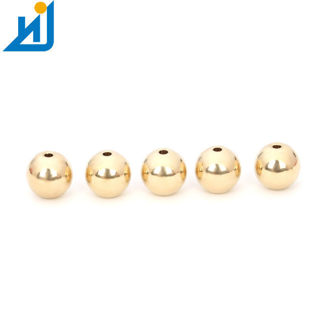 Pure Brass Steel Ball With Hole For Jewelry Threaded Solid Steel Balls
