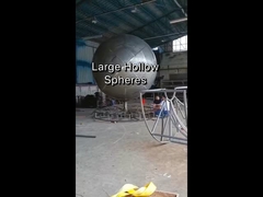 large hollow steel sphere